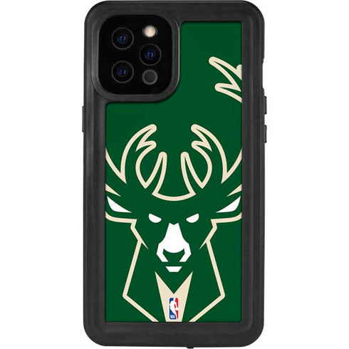 NBA Milwaukee Bucks Large Logo iPhone 12 Pro Max Waterproof Case