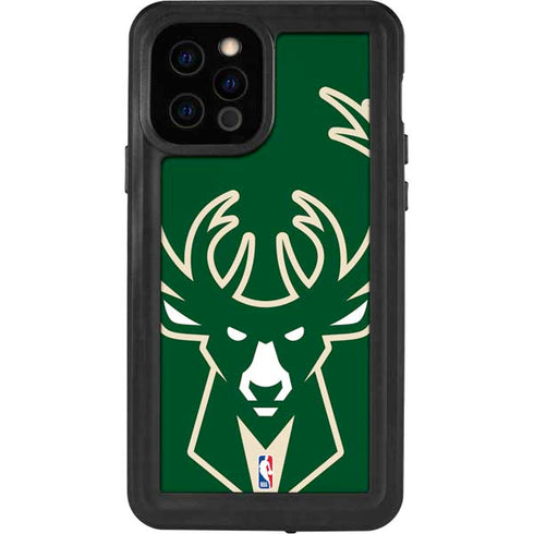NBA Milwaukee Bucks Large Logo iPhone 12 Pro Waterproof Case