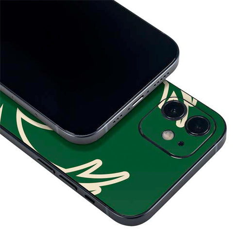 NBA Milwaukee Bucks Large Logo iPhone 12 Skin