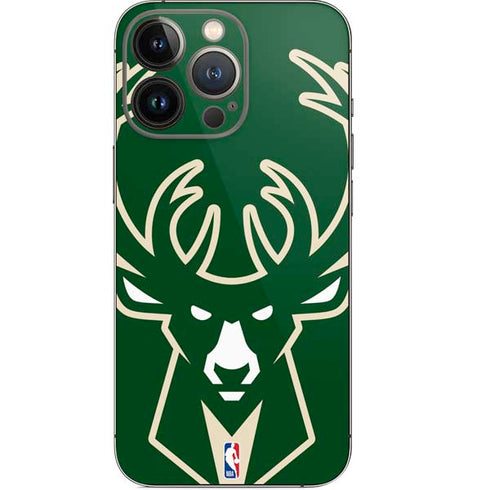 NBA Milwaukee Bucks Large Logo iPhone 13 Pro Skin