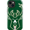 NBA Milwaukee Bucks Large Logo iPhone 14 Plus Impact Case