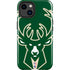 NBA Milwaukee Bucks Large Logo iPhone 15 Plus Impact Case