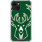 NBA Milwaukee Bucks Large Logo iPhone 14 Plus Clear Case
