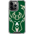 NBA Milwaukee Bucks Large Logo iPhone 14 Pro Clear Case