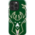 NBA Milwaukee Bucks Large Logo iPhone 15 Pro Impact Case
