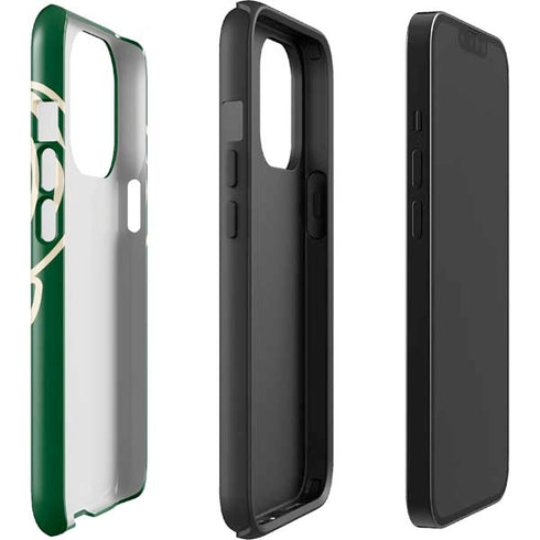NBA Milwaukee Bucks Large Logo iPhone 14 Pro Impact Case