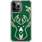 NBA Milwaukee Bucks Large Logo iPhone 15 Pro Max Clear Case