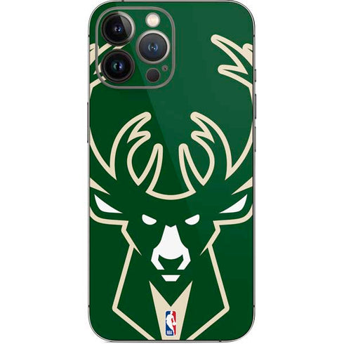 NBA Milwaukee Bucks Large Logo iPhone 14 Pro Max Skin