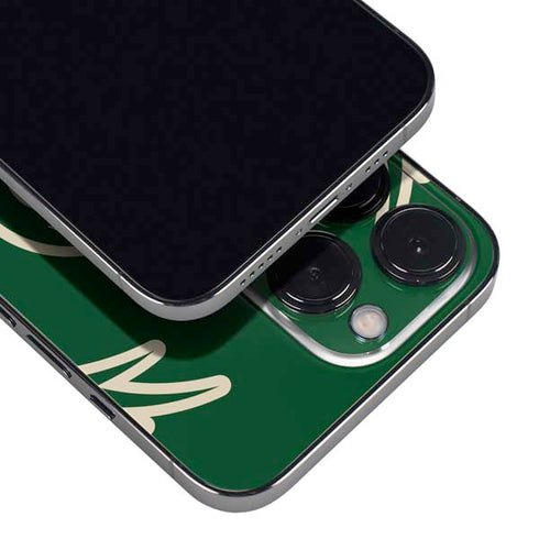 NBA Milwaukee Bucks Large Logo iPhone 14 Pro Max Skin