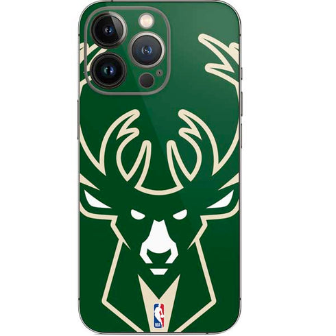 NBA Milwaukee Bucks Large Logo iPhone 15 Pro Skin