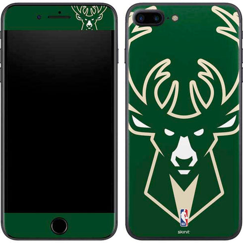 NBA Milwaukee Bucks Large Logo iPhone 8 Plus Skin