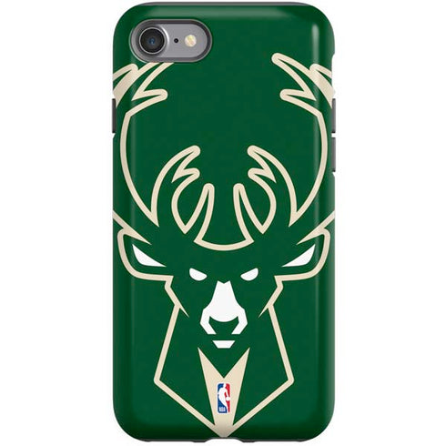 NBA Milwaukee Bucks Large Logo iPhone SE (2nd & 3rd Gen) Pro Case