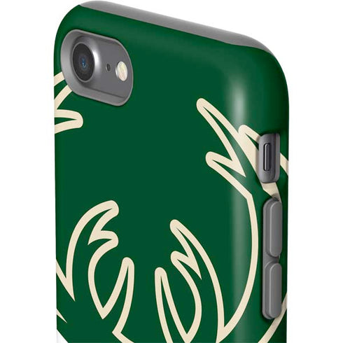 NBA Milwaukee Bucks Large Logo iPhone SE (2nd & 3rd Gen) Pro Case