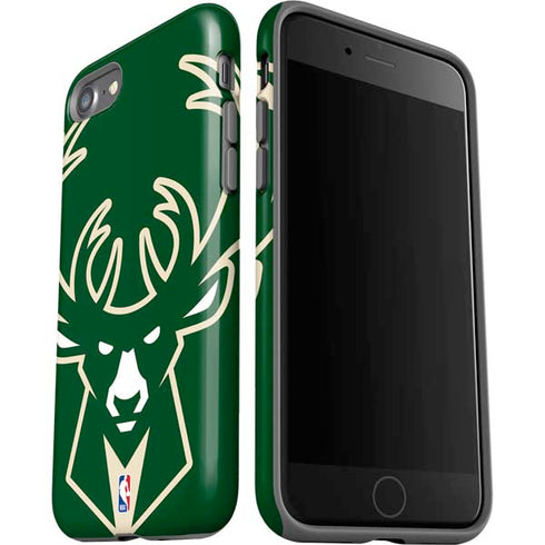 NBA Milwaukee Bucks Large Logo iPhone SE (2nd & 3rd Gen) Pro Case