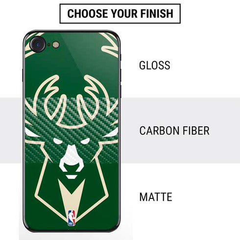 NBA Milwaukee Bucks Large Logo iPhone SE (2nd & 3rd Gen) Skin