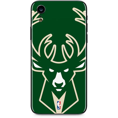 NBA Milwaukee Bucks Large Logo iPhone XR Skin