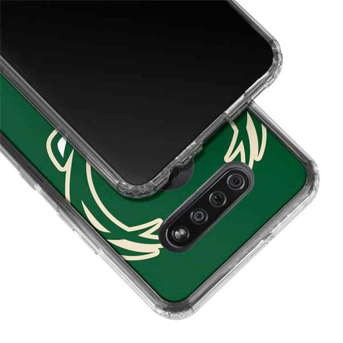 NBA Milwaukee Bucks Large Logo LG K51/Q51 Clear Case
