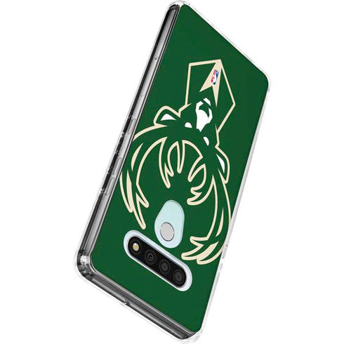 NBA Milwaukee Bucks Large Logo LG Stylo 6 Clear Case