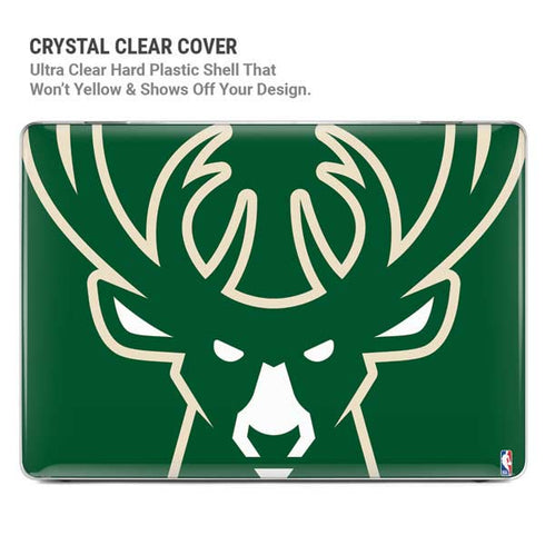 NBA Milwaukee Bucks Large Logo MacBook Air 15in (2023-2025) Case plus Skin