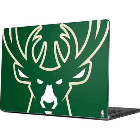 NBA Milwaukee Bucks Large Logo MacBook Pro 14in (2021-24) Skin