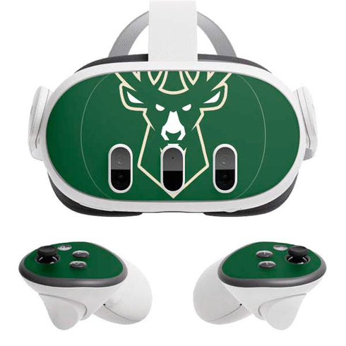 NBA Milwaukee Bucks Large Logo Meta Quest 3 Skin