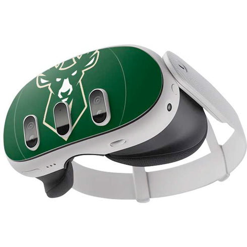 NBA Milwaukee Bucks Large Logo Meta Quest 3 Skin