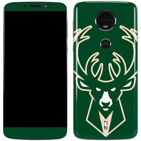 NBA Milwaukee Bucks Large Logo Moto E5 Plus Skin