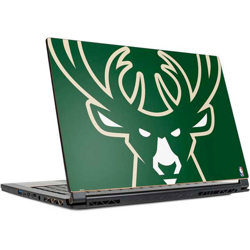 NBA Milwaukee Bucks Large Logo MSI GS65 Stealth Laptop Skin