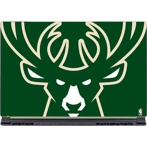 NBA Milwaukee Bucks Large Logo MSI GS65 Stealth Laptop Skin
