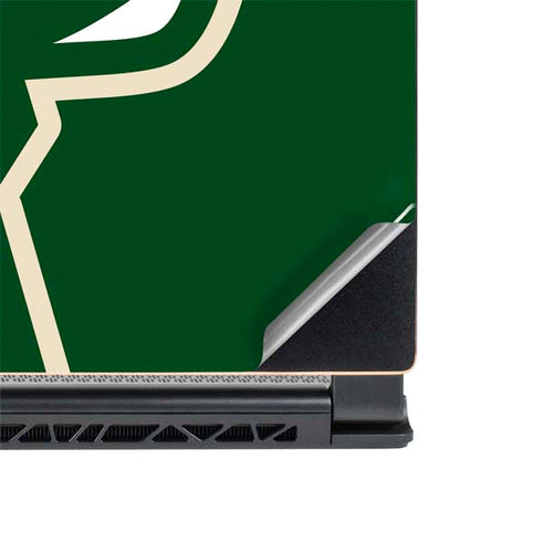 NBA Milwaukee Bucks Large Logo MSI GS65 Stealth Laptop Skin