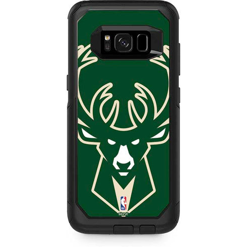 NBA Milwaukee Bucks Large Logo Otterbox Commuter Galaxy Skin