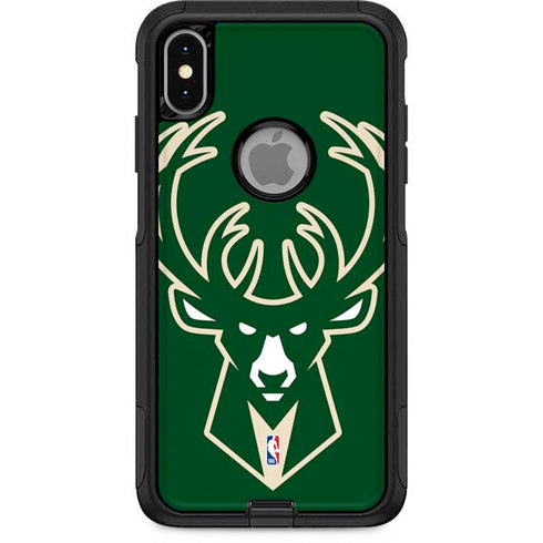 NBA Milwaukee Bucks Large Logo Otterbox Commuter iPhone Skin