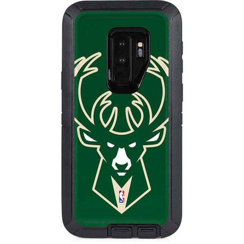 NBA Milwaukee Bucks Large Logo Otterbox Defender Galaxy Skin