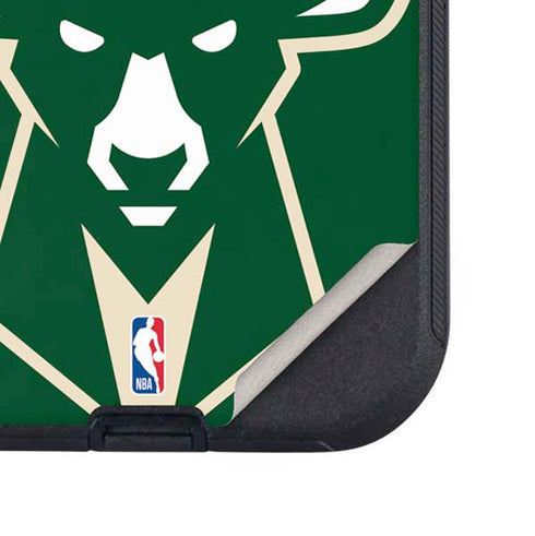 NBA Milwaukee Bucks Large Logo Otterbox Defender iPhone Skin
