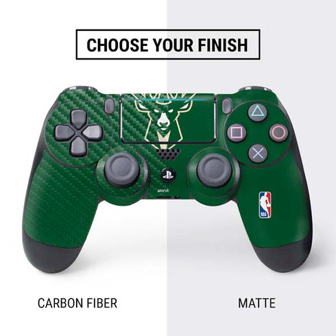 NBA Milwaukee Bucks Large Logo PS4 Slim Bundle Skin