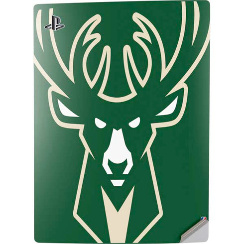 NBA Milwaukee Bucks Large Logo PS5 Digital Edition Console Skin