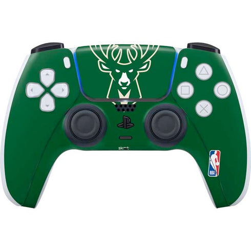 NBA Milwaukee Bucks Large Logo PS5 Controller Skin