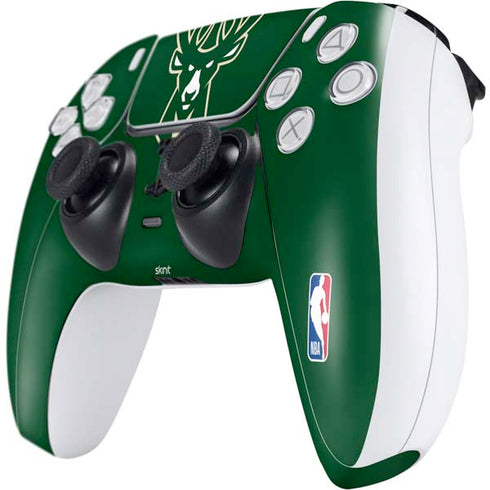 NBA Milwaukee Bucks Large Logo PS5 Controller Skin