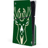 NBA Milwaukee Bucks Large Logo PS5 Slim Disk Console Skin