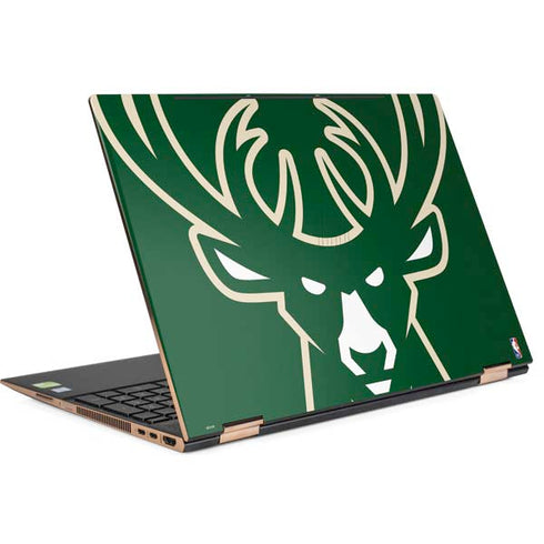 NBA Milwaukee Bucks Large Logo HP Spectre Skin