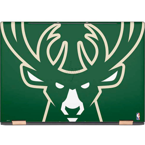 NBA Milwaukee Bucks Large Logo HP Spectre Skin