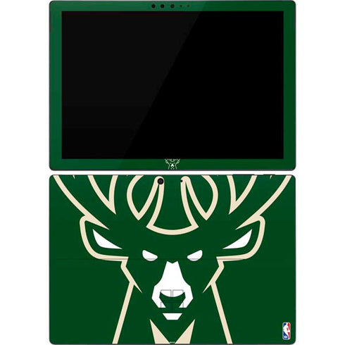 NBA Milwaukee Bucks Large Logo Surface Pro 7 Skin
