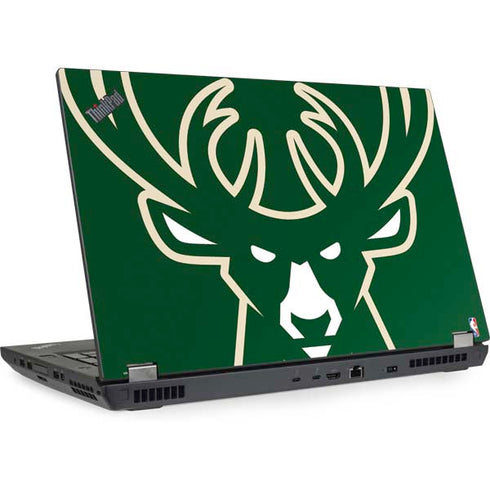 NBA Milwaukee Bucks Large Logo Lenovo ThinkPad Skin