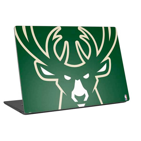 NBA Milwaukee Bucks Large Logo Universal Laptop 12in (9.8 x 6.8in) Skin