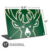 NBA Milwaukee Bucks Large Logo Universal Laptop 17in (13.8 x 10in) Skin