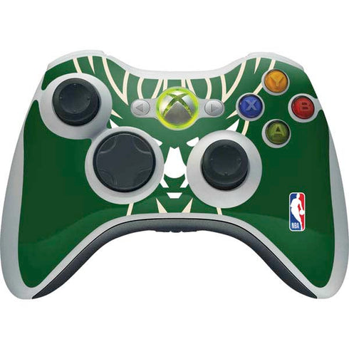 NBA Milwaukee Bucks Large Logo Xbox 360 Wireless Controller Skin