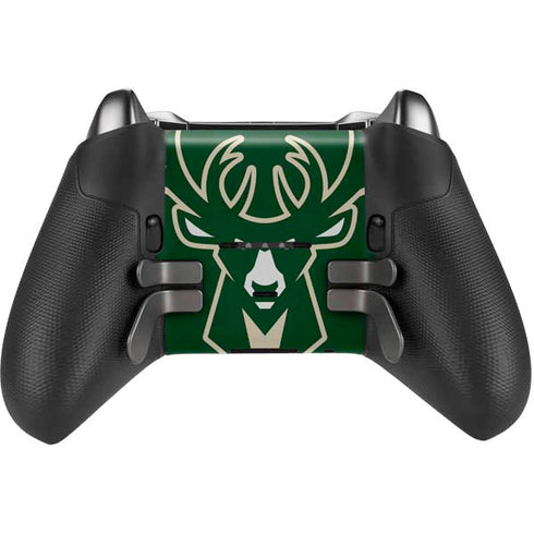 NBA Milwaukee Bucks Large Logo Xbox Elite Wireless Controller Series 2 Skin