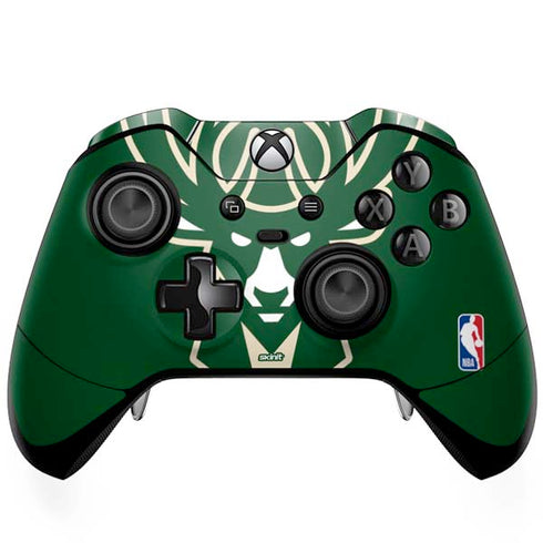 NBA Milwaukee Bucks Large Logo Xbox One Elite Controller Skin