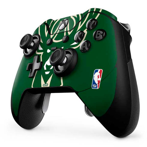 NBA Milwaukee Bucks Large Logo Xbox One Elite Controller Skin