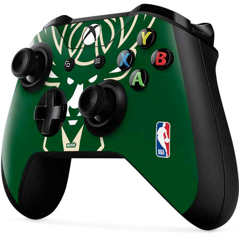NBA Milwaukee Bucks Large Logo Xbox One X Controller Skin